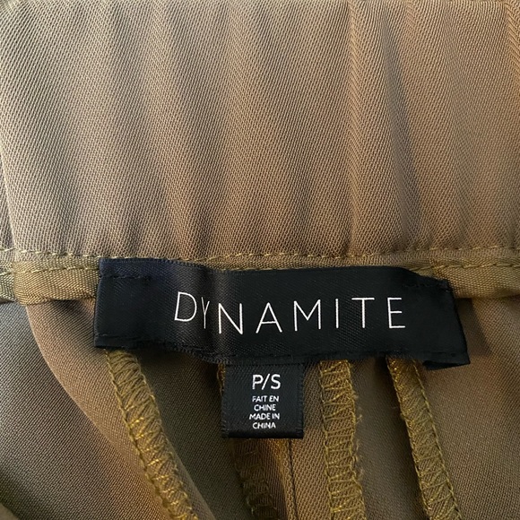 Dynamite - Dressy Brown Tie Shorts - Picture 4 of 6